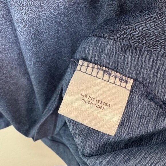 Peter Millar Polo Shirt Mens Large Blue Summer Comfort Golf Performance Stretch - Picture 4 of 7